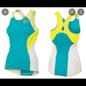 Pearl Izumi Elite Pursuit Tri Tank - Womens - Dazzling Blue-Atlantis - size XS